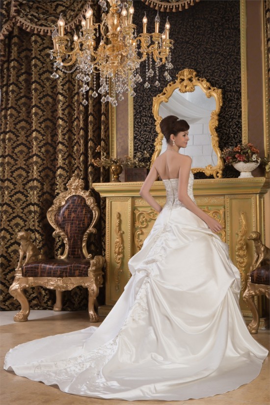 Ball Gown Sleeveless Sweetheart Satin New Arrival Wedding Dresses 2030553 Ball Gown Sleeveless Sweetheart Satin New Arrival Wedding Dresses 2030553