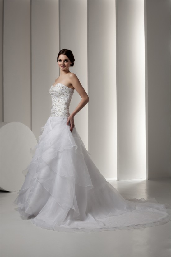 A-Line Sleeveless Sweetheart Satin New Arrival Wedding Dresses 2030554 A-Line Sleeveless Sweetheart Satin New Arrival Wedding Dresses 2030554