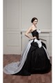 A-Line Strapless Brush Sweep Train Handmade Flowers Wedding Dresses 2030558 A-Line Strapless Brush Sweep Train Handmade Flowers Wedding Dresses 2030558