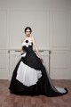 A-Line Strapless Brush Sweep Train Handmade Flowers Wedding Dresses 2030558 A-Line Strapless Brush Sweep Train Handmade Flowers Wedding Dresses 2030558