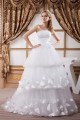 A-Line Strapless Satin Fine Netting Sleeveless Most Beautiful Wedding Dresses 2030559 A-Line Strapless Satin Fine Netting Sleeveless Most Beautiful Wedding Dresses 2030559