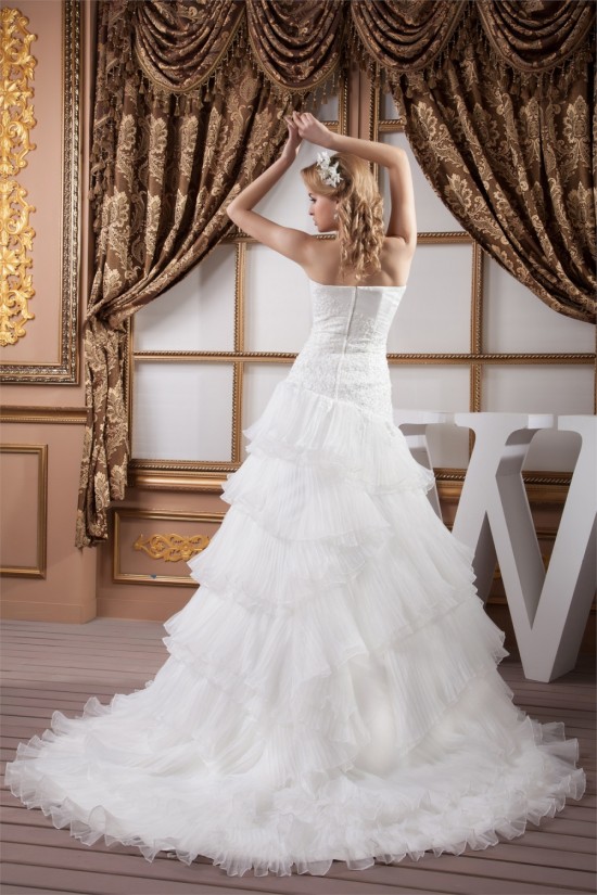 A-Line Sweetheart Sleeveless Lace Wedding Dresses 2030563 A-Line Sweetheart Sleeveless Lace Wedding Dresses 2030563