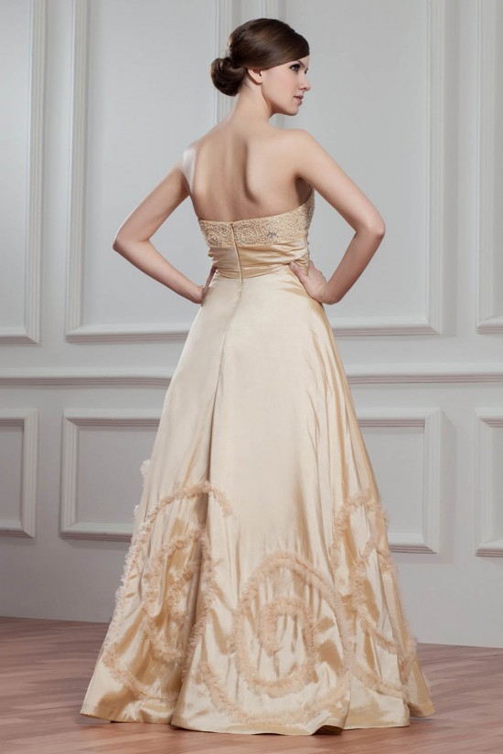 A-Line Sweetheart Sleeveless Satin Beaded Wedding Dresses 2030564 A-Line Sweetheart Sleeveless Satin Beaded Wedding Dresses 2030564