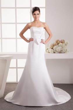 A-Line Taffeta Sleeveless Soft Sweetheart Wedding Dresses 2030566