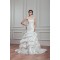 Amazing A-Line Sleeveless Illusion Sleeves Taffeta Lace Wedding Dresses 2030571