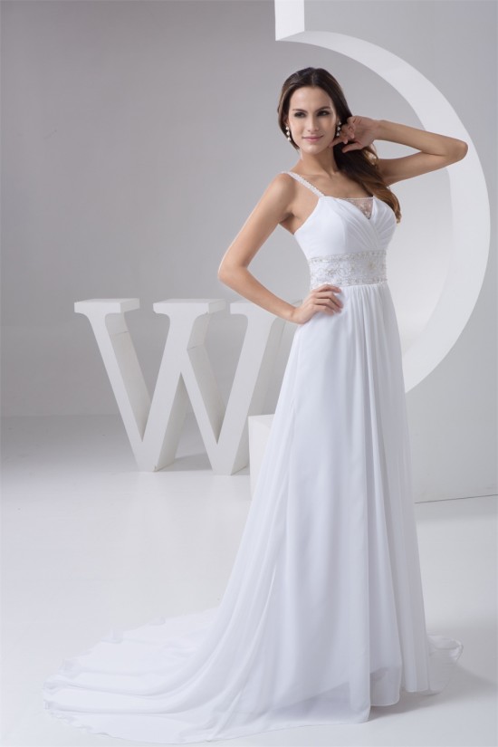 Amazing Chiffon Fine Netting Square A-Line Wedding Dresses 2030573 Amazing Chiffon Fine Netting Square A-Line Wedding Dresses 2030573