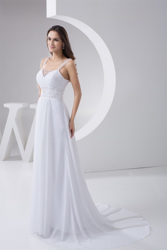 Amazing Chiffon Fine Netting Square A-Line Wedding Dresses 2030573 Amazing Chiffon Fine Netting Square A-Line Wedding Dresses 2030573