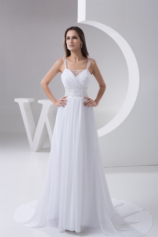 Amazing Chiffon Fine Netting Square A-Line Wedding Dresses 2030573 Amazing Chiffon Fine Netting Square A-Line Wedding Dresses 2030573