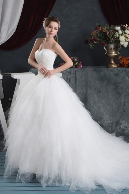 Amazing Satin Fine Netting Sleeveless Sweetheart Wedding Dresses 2030574 Amazing Satin Fine Netting Sleeveless Sweetheart Wedding Dresses 2030574
