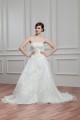 Amazing Satin Organza Sleeveless Strapless A-Line Wedding Dresses 2030575 Amazing Satin Organza Sleeveless Strapless A-Line Wedding Dresses 2030575