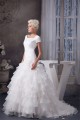 Amazing Satin Princess Sleeveless Portrait Wedding Dresses 2030576 Amazing Satin Princess Sleeveless Portrait Wedding Dresses 2030576