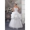 Amazing Satin Taffeta Fine Netting A-Line Lace Wedding Dresses 2030577