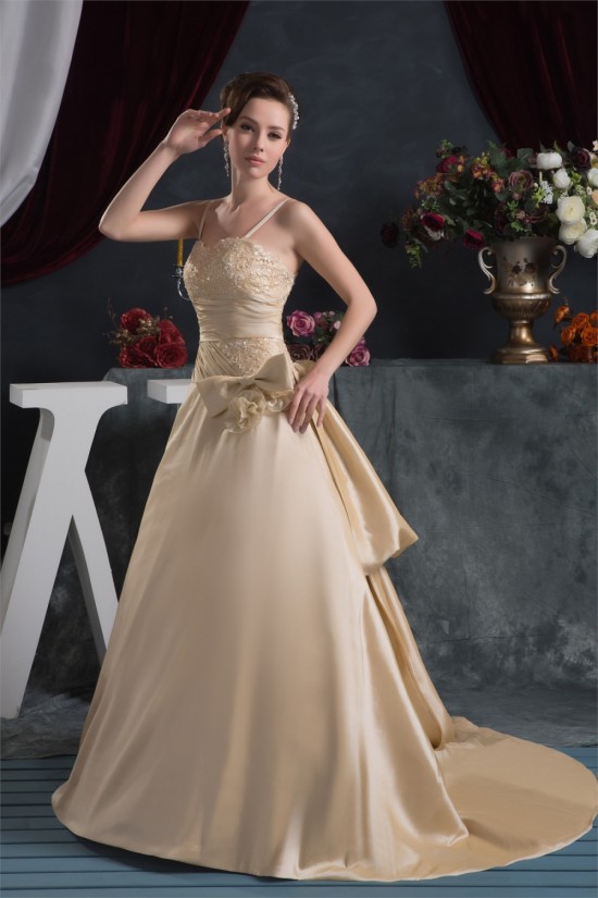 Amazing Satin Taffeta Sleeveless Spaghetti Straps Lace Wedding Dresses 2030578 Amazing Satin Taffeta Sleeveless Spaghetti Straps Lace Wedding Dresses 2030578
