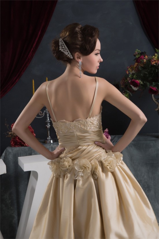 Amazing Satin Taffeta Sleeveless Spaghetti Straps Lace Wedding Dresses 2030578 Amazing Satin Taffeta Sleeveless Spaghetti Straps Lace Wedding Dresses 2030578