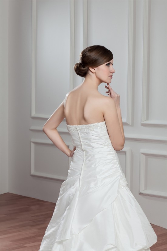 Amazing Sleeveless A-Line Taffeta Sweetheart Wedding Dresses 2030581 Amazing Sleeveless A-Line Taffeta Sweetheart Wedding Dresses 2030581