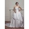 Amazing Soft Sweetheart Satin A-Line Beaded Lace Wedding Dresses 2030588