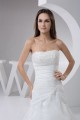 Amazing Strapless A-Line Sleeveless Satin Lace Wedding Dresses 2030589 Amazing Strapless A-Line Sleeveless Satin Lace Wedding Dresses 2030589