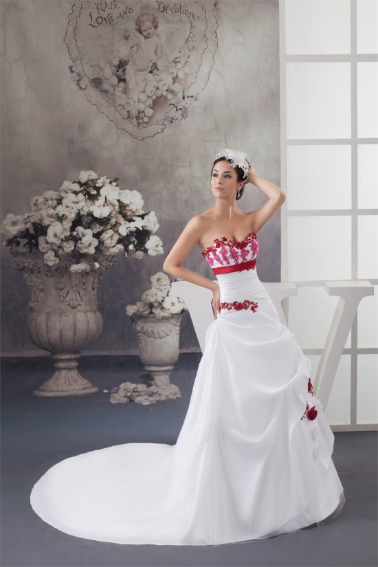 Amazing Sweetheart A-Line Sleeveless Satin Taffeta Wedding Dresses 2030592 Amazing Sweetheart A-Line Sleeveless Satin Taffeta Wedding Dresses 2030592