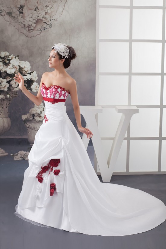 Amazing Sweetheart A-Line Sleeveless Satin Taffeta Wedding Dresses 2030592 Amazing Sweetheart A-Line Sleeveless Satin Taffeta Wedding Dresses 2030592