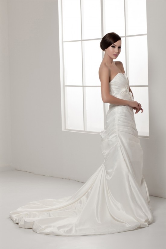 Amazing Sweetheart Satin Taffeta Sleeveless Princess Wedding Dresses 2030594 Amazing Sweetheart Satin Taffeta Sleeveless Princess Wedding Dresses 2030594