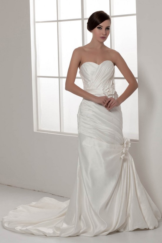 Amazing Sweetheart Satin Taffeta Sleeveless Princess Wedding Dresses 2030594 Amazing Sweetheart Satin Taffeta Sleeveless Princess Wedding Dresses 2030594