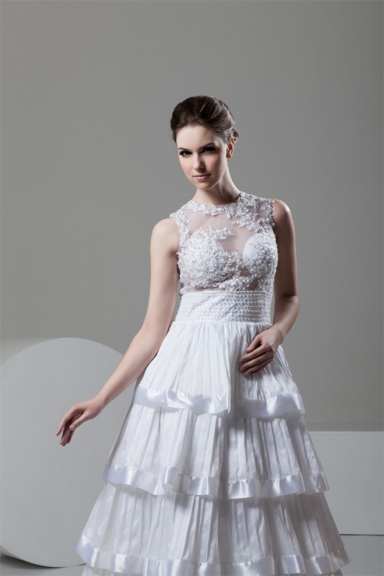 attractive High-Neck A-Line Satin Organza New Arrival Wedding Dresses 2030596 attractive High-Neck A-Line Satin Organza New Arrival Wedding Dresses 2030596