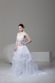 attractive Sleeveless A-Line Halter Satin Organza Wedding Dresses 2030598 attractive Sleeveless A-Line Halter Satin Organza Wedding Dresses 2030598