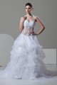 attractive Sleeveless A-Line Halter Satin Organza Wedding Dresses 2030598 attractive Sleeveless A-Line Halter Satin Organza Wedding Dresses 2030598