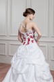Ball Gown Organza Taffeta Sleeveless One-Shoulder Wedding Dresses 2030601 Ball Gown Organza Taffeta Sleeveless One-Shoulder Wedding Dresses 2030601