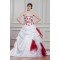 Ball Gown Organza Taffeta Sleeveless One-Shoulder Wedding Dresses 2030601