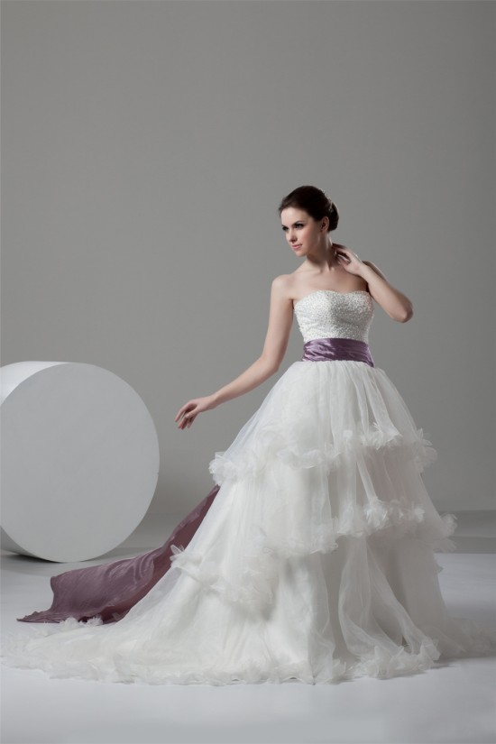 Ball Gown Satin Organza Sweetheart Sleeveless New Arrival Wedding Dresses 2030603 Ball Gown Satin Organza Sweetheart Sleeveless New Arrival Wedding Dresses 2030603