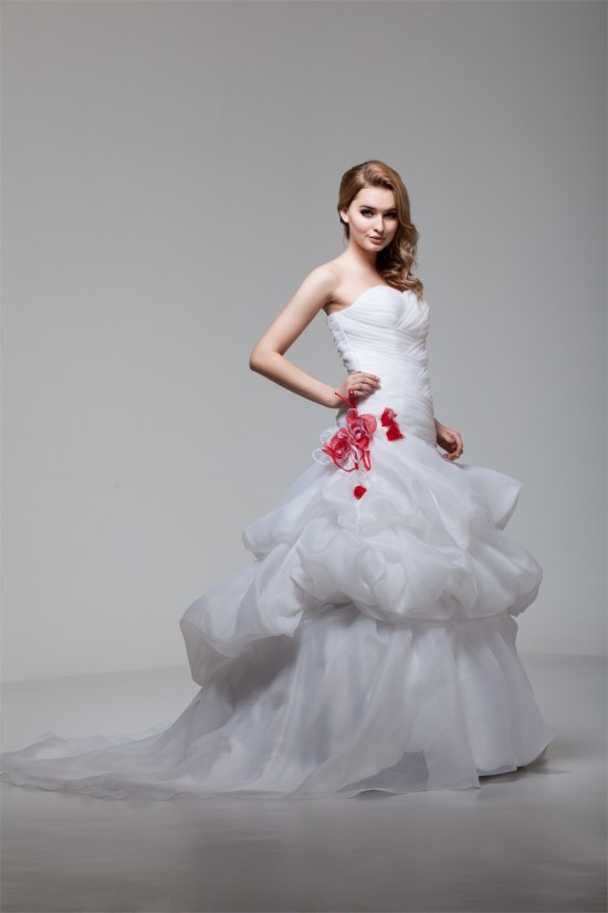 Ball Gown Satin Organza Sweetheart Sleeveless New Arrival Wedding Dresses 2030604 Ball Gown Satin Organza Sweetheart Sleeveless New Arrival Wedding Dresses 2030604
