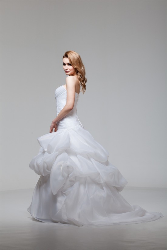 Ball Gown Satin Organza Sweetheart Sleeveless New Arrival Wedding Dresses 2030604 Ball Gown Satin Organza Sweetheart Sleeveless New Arrival Wedding Dresses 2030604