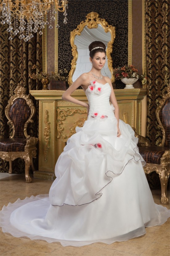 Ball Gown Satin Sleeveless Sweetheart New Arrival Wedding Dresses 2030605 Ball Gown Satin Sleeveless Sweetheart New Arrival Wedding Dresses 2030605