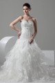 Ball Gown Sleeveless Satin Organza Sweetheart Embellished Wedding Dresses 2030608 Ball Gown Sleeveless Satin Organza Sweetheart Embellished Wedding Dresses 2030608