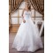 Ball Gown Sleeveless Sweetheart Satin Lace Wedding Dresses 2030609