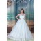 Ball Gown Sleeveless Sweetheart Satin Taffeta Fine Netting Wedding Dresses 2030610