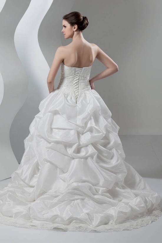 Ball Gown Sweetheart Sleeveless Lace Taffeta Lace Wedding Dresses 2030611 Ball Gown Sweetheart Sleeveless Lace Taffeta Lace Wedding Dresses 2030611