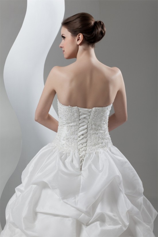 Ball Gown Sweetheart Sleeveless Lace Taffeta Lace Wedding Dresses 2030611 Ball Gown Sweetheart Sleeveless Lace Taffeta Lace Wedding Dresses 2030611