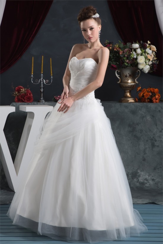 Beading Satin Fine Netting Sleeveless Ball Gown New Arrival Wedding Dresses 2030613 Beading Satin Fine Netting Sleeveless Ball Gown New Arrival Wedding Dresses 2030613