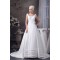 Beautiful A-Line Satin Taffeta Sleeveless Straps Wedding Dresses 2030614