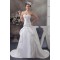Beautiful A-Line Sleeveless Strapless Satin Taffeta Wedding Dresses 2030617