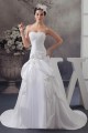 Beautiful A-Line Sleeveless Strapless Satin Taffeta Wedding Dresses 2030617 Beautiful A-Line Sleeveless Strapless Satin Taffeta Wedding Dresses 2030617