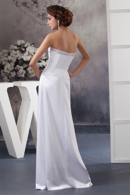 Beautiful A-Line Sleeveless Strapless Beaded Wedding Dresses 2030618 Beautiful A-Line Sleeveless Strapless Beaded Wedding Dresses 2030618