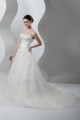 Beautiful A-Line Sweetheart Sleeveless Satin Organza Wedding Dresses 2030619