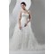 Beautiful A-Line Sweetheart Sleeveless Satin Organza Wedding Dresses 2030619