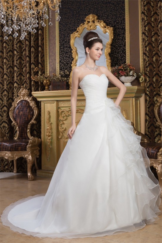 Beautiful A-Line Sweetheart Sleeveless Satin Wedding Dresses 2030621 Beautiful A-Line Sweetheart Sleeveless Satin Wedding Dresses 2030621