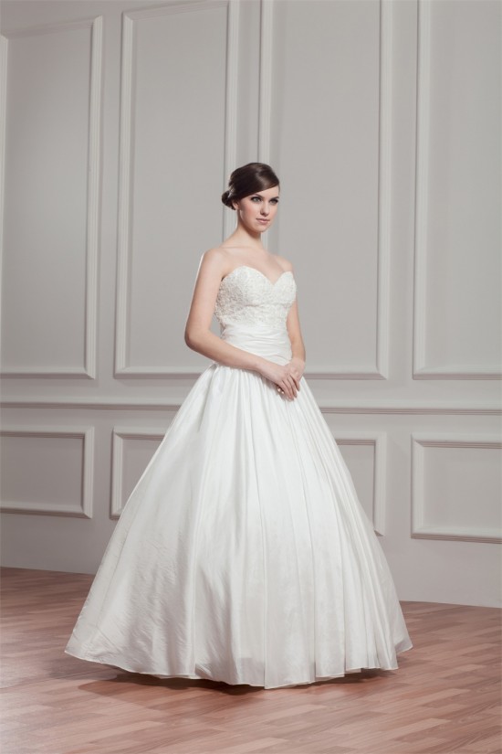 Beautiful Ball Gown Sleeveless Sweetheart Taffeta Wedding Dresses 2030623 Beautiful Ball Gown Sleeveless Sweetheart Taffeta Wedding Dresses 2030623