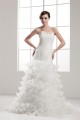 Beautiful Satin Strapless Sleeveless A-Line Wedding Dresses 2030626 Beautiful Satin Strapless Sleeveless A-Line Wedding Dresses 2030626