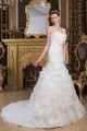 Beautiful Sleeveless Satin Strapless A-Line Wedding Dresses 2030631